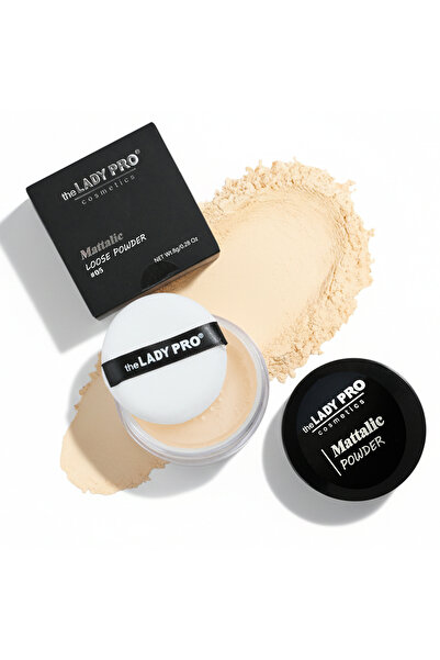 the LADY PRO "بودرة تثبيت لوس بودر بملمس ناعم وتغطية خفيفة مثالية للمكياج اليومي"