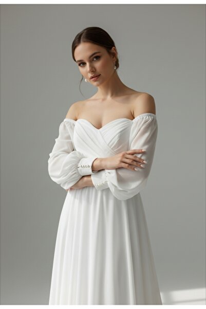 ENDAMIM Wedding Engagement Evening Dress Outdoor Shoot