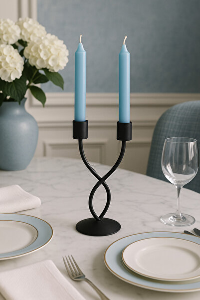 fromro Little Grace matte white candle holder