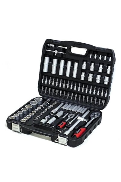 Campion Set profesional de chei tubulare crom-vanadiu, 108 piese