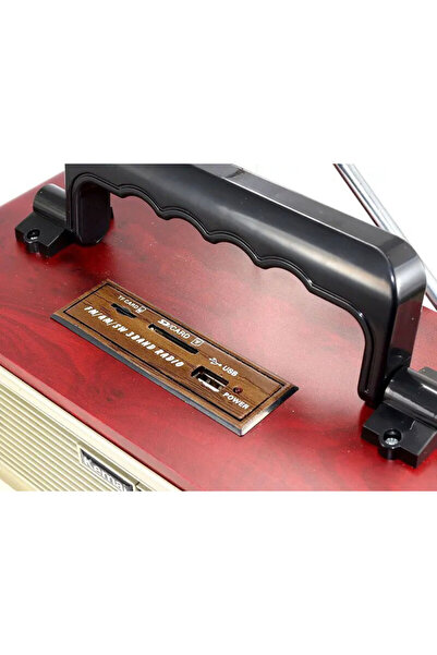 Generic Kemai MD-1800BT Vintage Wooden FM Radio – Triple-band AM/FM/SW with DSP, Bluetooth/USB/SD/TF