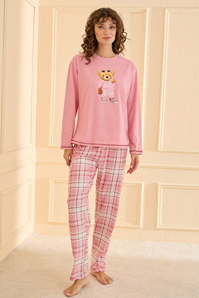 TURAY Katebush 100% Cotton Long Sleeve Women's Pajama Set
