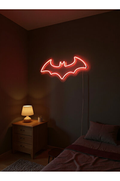 AB HOME Yarasa Neon Tabela 40 Cm Adaptör Dahil