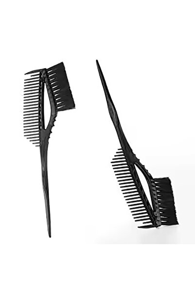 Marinela Radu Multifunctional Hair Coloring Comb with Built-in Brush, Ergonomic Handle, Black