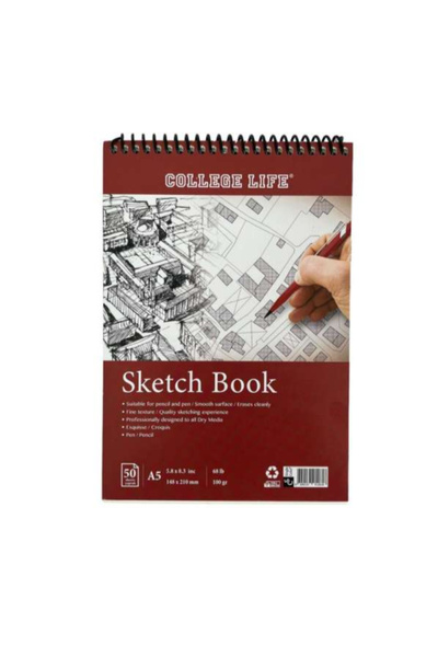 single color 2 caiete de schițe A5 50 coli