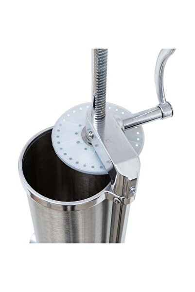 Mencoza CAMPION™ Vertical Sausage Filler Machine, 6 kg, Stainless Steel, 6 Nozzles, Anti-Bubble System