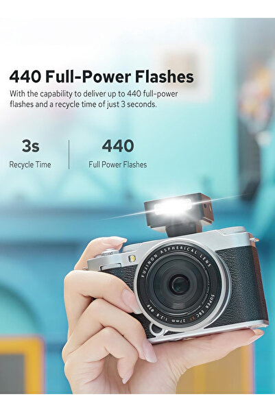 GODEX فلاش Godox iM20 Mini للكاميرا مع بطارية 470 مللي أمبير في الساعة وفلاش ...