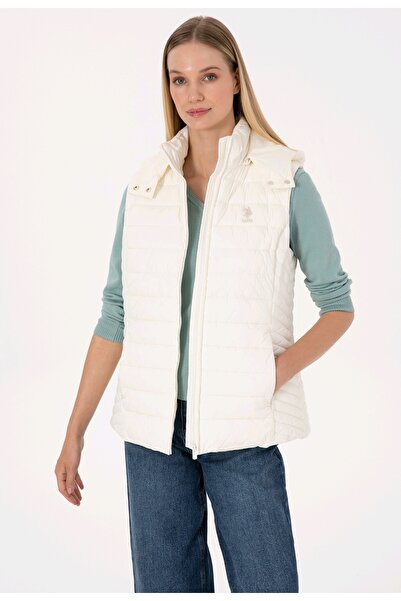U.S. Polo Assn. Women's Ecru Vest 50307992-Vr256 Pearl