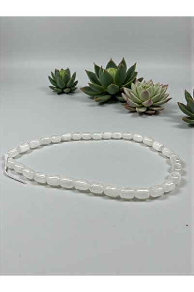 The Magıc of Healıng Selenite Natural Stone Pendant (with Metal Apparatus)