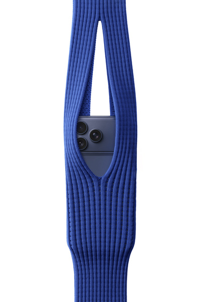 WANNA PROTECT iPhone Cross Pocket Mesh Phone Bag Strap Compatible with All Phones 40cm