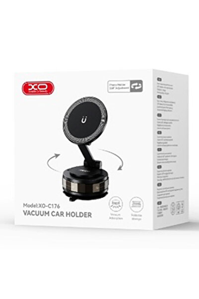 Xo Suport Auto (C176), DashBoard, cu Ventuza, MagRing, FlipStick, BLACK