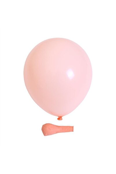 Flippy Set of 12 Macaroon Latex Balloons, 30 cm, Orange