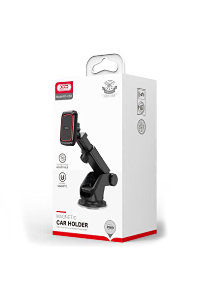 Xo Car support (C83), Magnetic, Dashboard mounting, MultiAngle, telescopic arm, Black