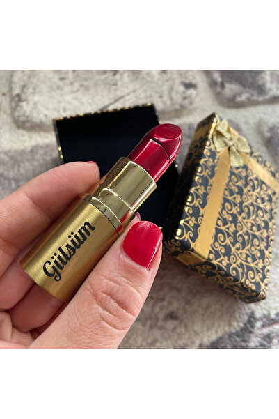 sihirlihediyem Kişiye Özel İsim Yazılı Ruj Şeklinde Çakmak – Hediye Kutulu