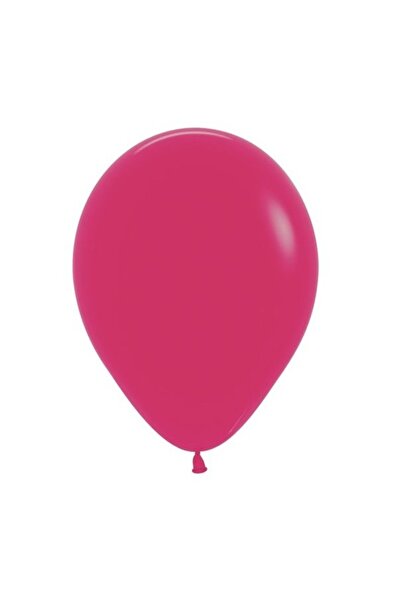 Teo Set 12 Baloane, , din Latex Standard, 25 cm, Roz Zmeura