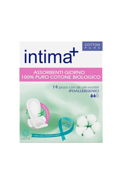 Intima plus Set 3 x 14 Absorbante Hipoalergenice Intima Plus, 100 % Bumbac, Zi
