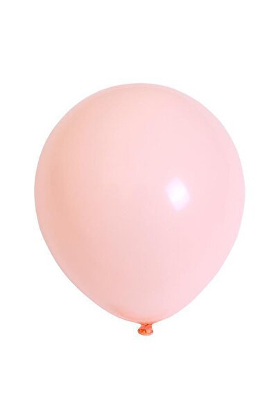 Flippy Set of 12 Macaroon Latex Balloons, 30 cm, Orange