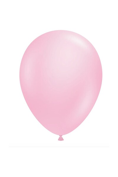 Flippy Set of 12 Standard Latex Balloons, 13 cm, Light Pink