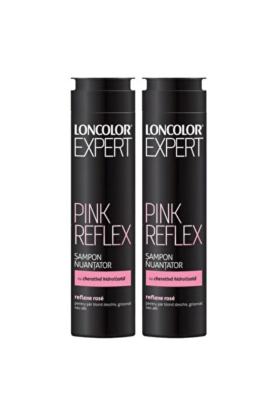 Loncolor Expert Set 2 x Sampon Nuantator Pink Reflex, 250 ml