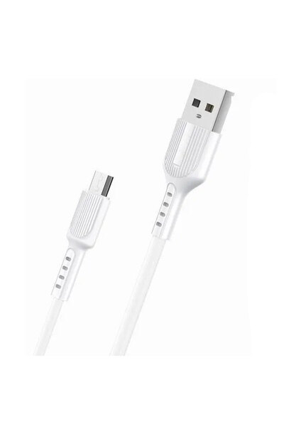 Maxcell Data and Charging Cable (SJX-202), USB-A to MicroUSB, 3.1A, 1m, White