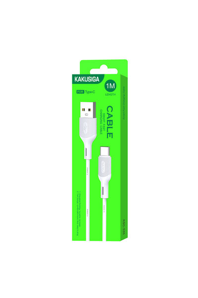 KAKU Cablu Date si Incarcare (KSC-535), USB-A la USB-C, 18W, 2.4A, 1m, White