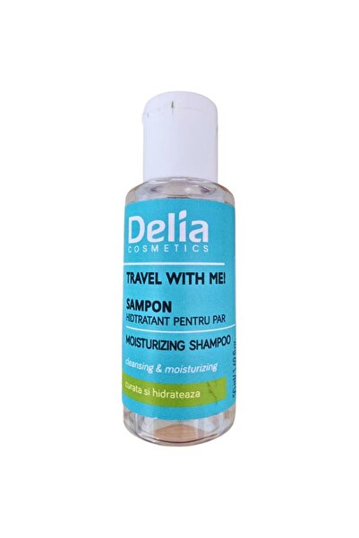 Delia Set of 5 x Delia Moisturizing Shampoo, Travel With Me, 50 ml