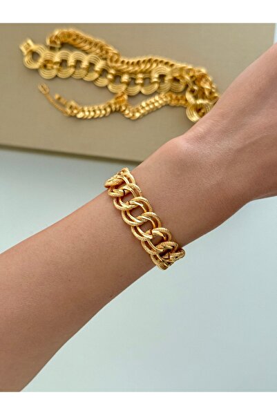 YOUES JEWELRY KUYUMCU MODEL KADIN GOLD BİLEKLİK