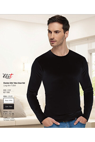 BENALİ (1 Piece) Tutku Elit Elastan Crew Neck Long Sleeve Bodysuit Undershirt