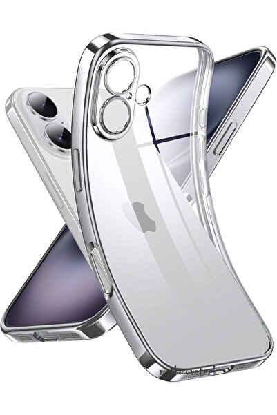 m.tk moveteck iPhone 17 Case Full Camera Protection Metallic Shiny Colorful Edge Soft Silicone Lens Cover