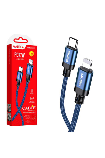 KAKU Cablu Date si Incarcare (KSC-970), USB-C la Lightning, PD27W, QC3.0, Bra...