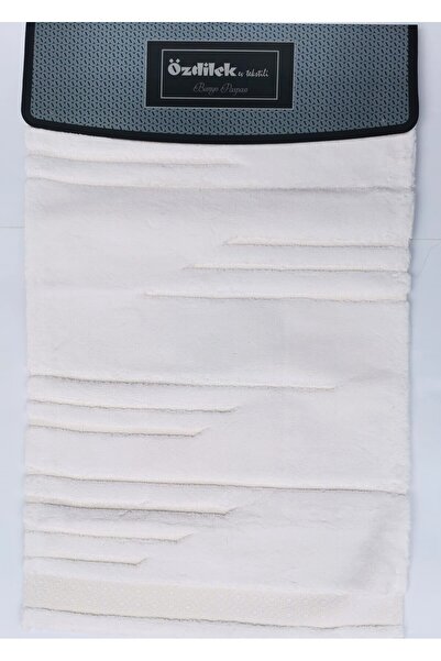 Özdilek Toilet Set Cotton Damın Ecru 60*100-40*60