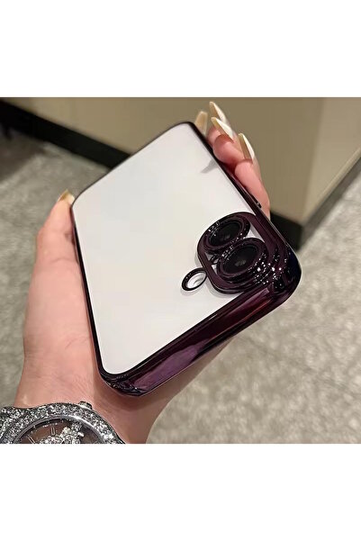 m.tk moveteck iPhone 17 Case Full Camera Protection Metallic Shiny Colorful Edge Soft Silicone Lens Cover