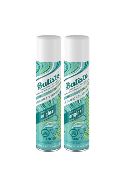 Batiste Set of 2 x Original Dry Shampoo, 200 ml