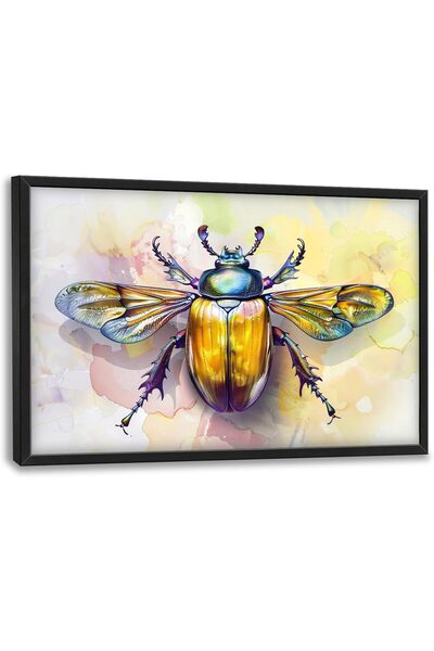 ALAYRA International Beautiful Framed Canvas Wall Art 60×90 cm with Outer Fra...