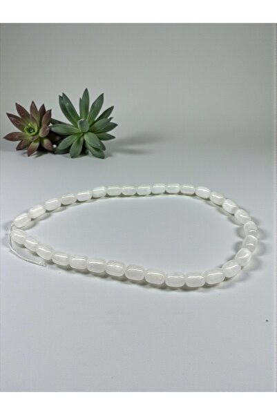 The Magıc of Healıng Selenite Natural Stone Pendant (with Metal Apparatus)