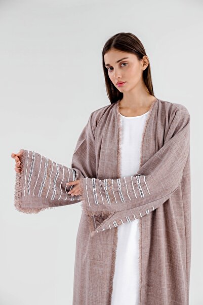 Ophelia PEARL LINEN ABAYA