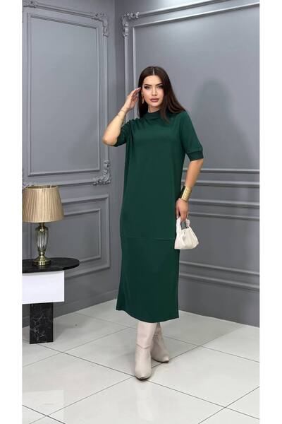 Genesis cannes Short Sleeve Green Long Dress