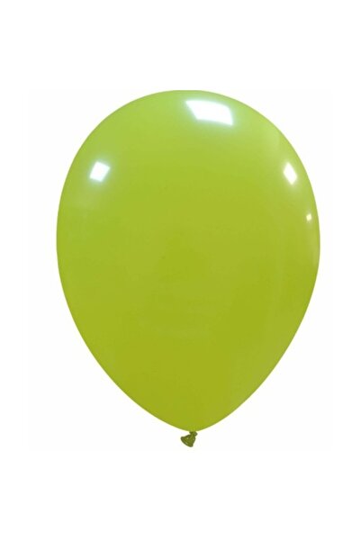 Teo Set of 12 Balloons, , Standard Latex, 13 cm, Lime Green