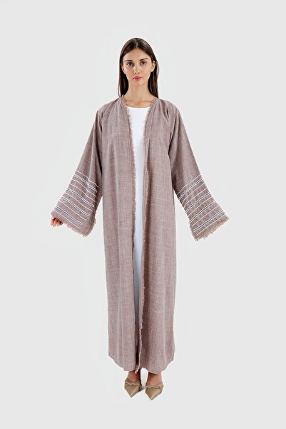 Ophelia PEARL LINEN ABAYA