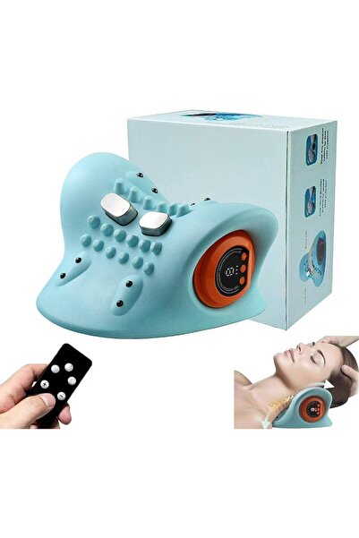 XIUWOO جهاز تدليك كهربائي للرقبة مزود بـ 6 مستويات لشدة التدليك وجهاز تسخين ل...