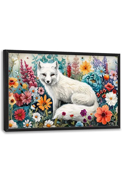 ALAYRA International Beautiful Framed Canvas Wall Art 60×90 cm with Outer Fra...