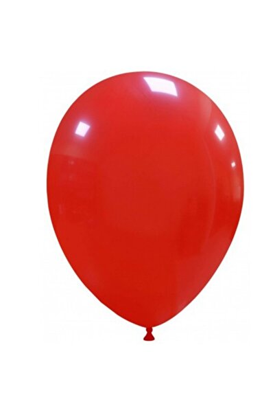 Flippy Set of 12 Standard Latex Balloons, 25 cm, Red