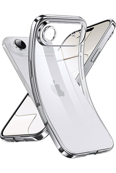 m.tk moveteck iPhone 17 Air Case Full Camera Protection Metallic Shiny Colorful Edge Soft Silicone Lens Cover