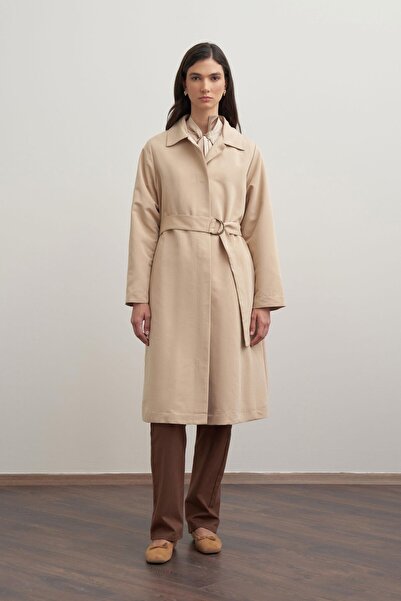 ALLDAY Μακρύ καμπαρντίνα με ζώνη