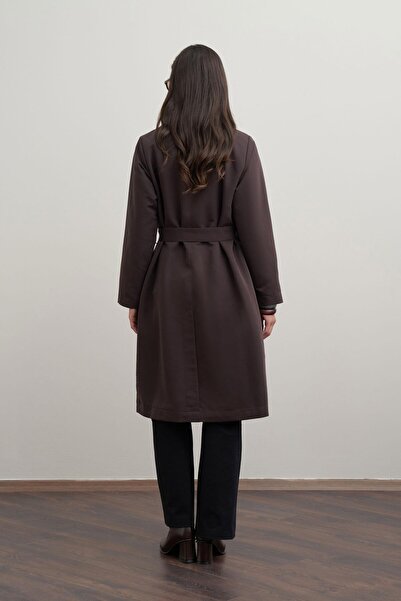 ALLDAY Μακρύ καμπαρντίνα με ζώνη