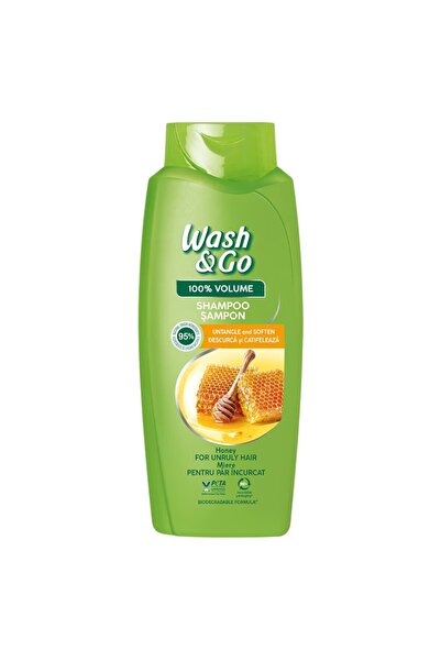 Wash and Go Set 2 x Sampon Wash & Go cu Miere pentru Toate Tipurile de Par, 6...