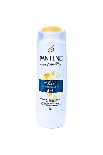 Pantene Set of 4 x Shampoo 3 in 1 Pantene, Active Nutri-Plex Classic Care, 200 ml