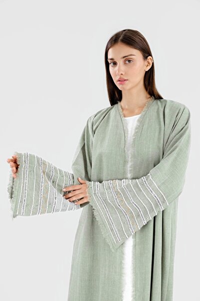 Ophelia PEARL LINEN ABAYA