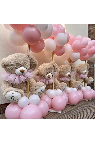 Flippy Set of 12 Standard Latex Balloons, 13 cm, Light Pink