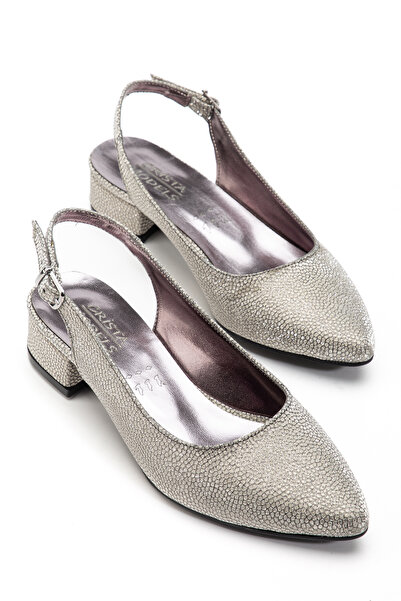 ZSHOES Women's Imported Heeled Shoes with Adjustable Back and Laser Engraving (41/42 Special Large Size)